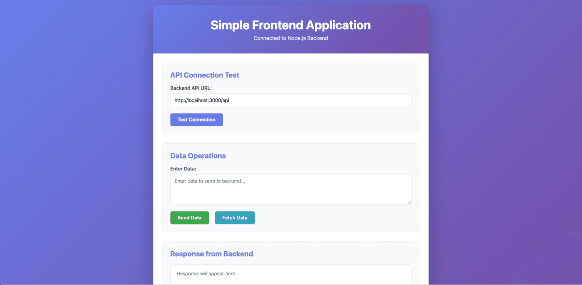Application screenshot