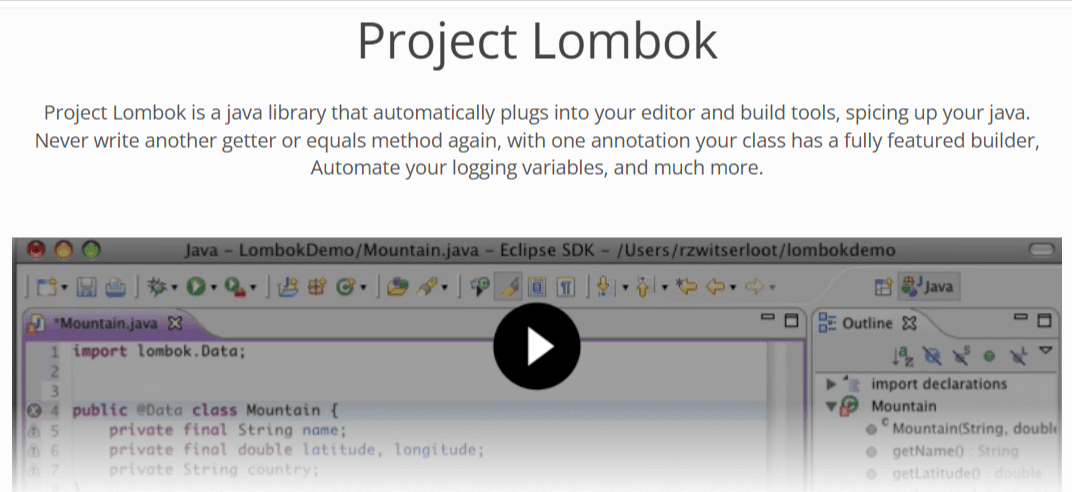 Project Lombok screenshot
