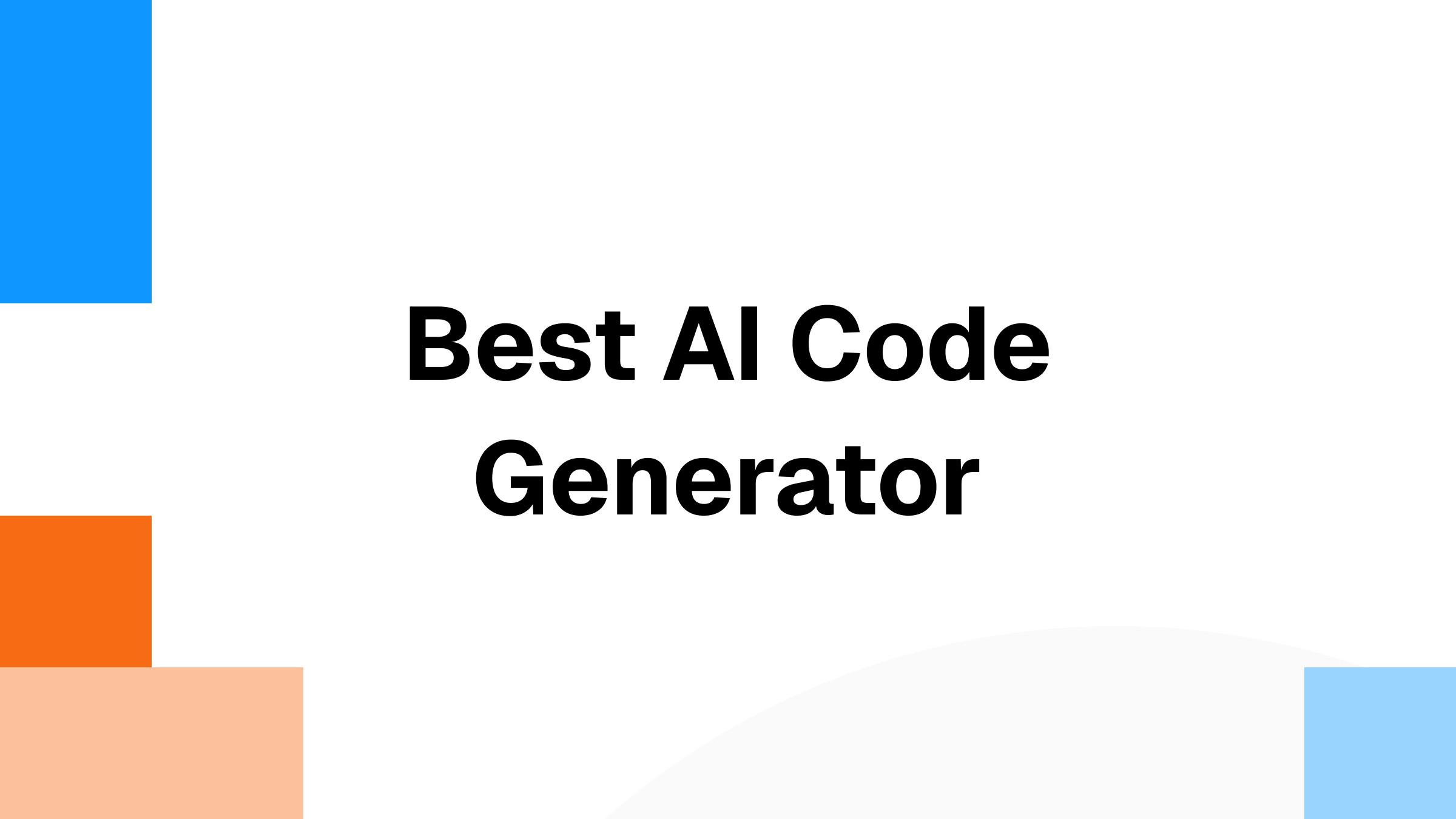 Best AI Code Generator