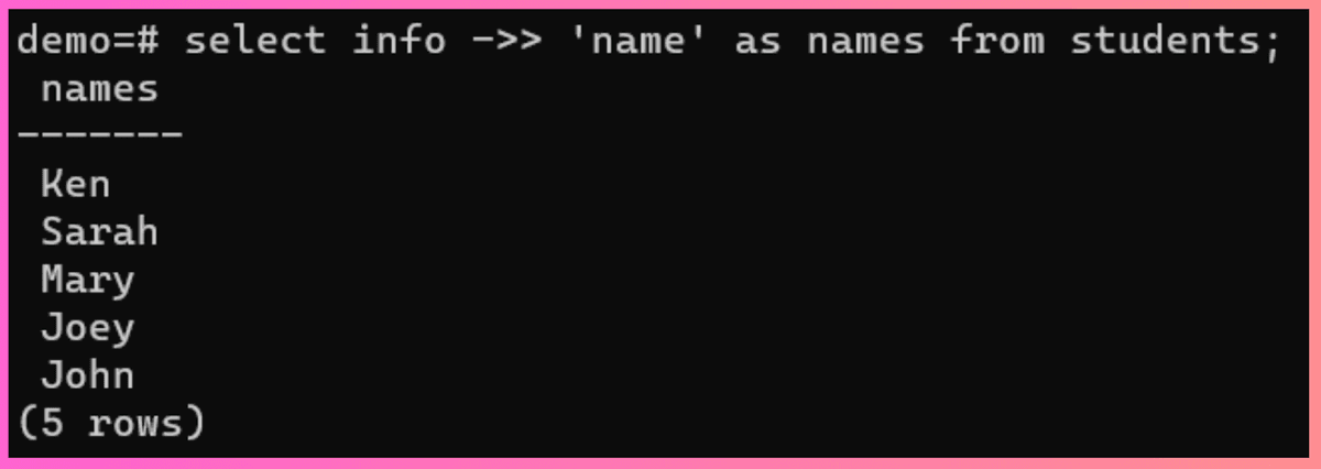 JSON Operator 2