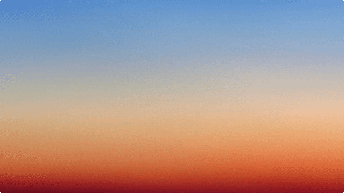 Blue and orange gradient